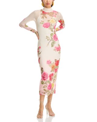AFRM - Shailene Long Sleeve Turtleneck Midi Dress