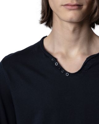 Monastir Cotton Long Sleeve Henley