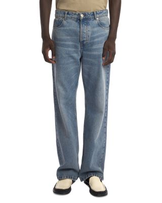 AMI - Large Fit Jeans in Blue Denim