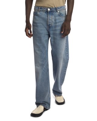 Large Fit Jeans in Blue Denim
