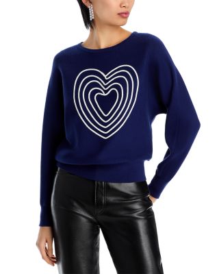T Tahari - Heart Stitch Sweater