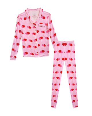 Girls' Maia Long Sleeved Top & Pants Pajamas Set - Big Kid