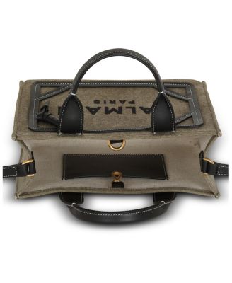  Women's B-Army Small Tote Bag in Canvas and Leather