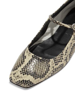 Women's Uma Snake Print Flats