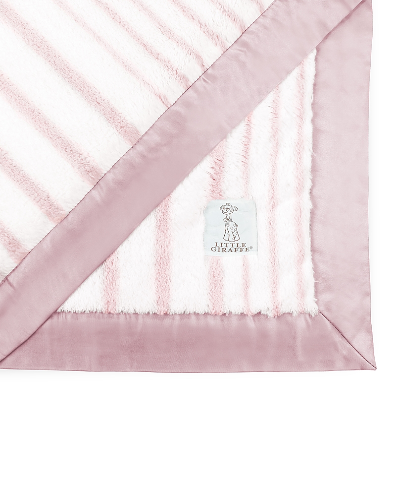 Little Giraffe Luxe Strand Blanket - Baby In Pink