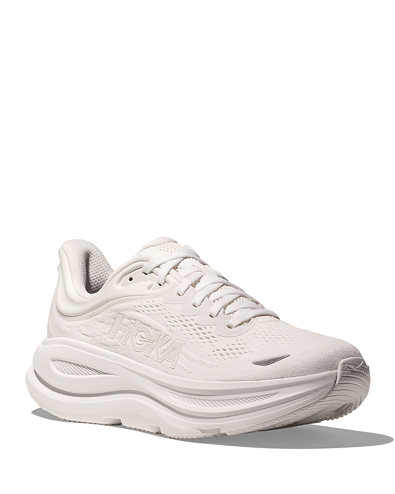 Hoka Bondi 9 Running Shoe In White/white