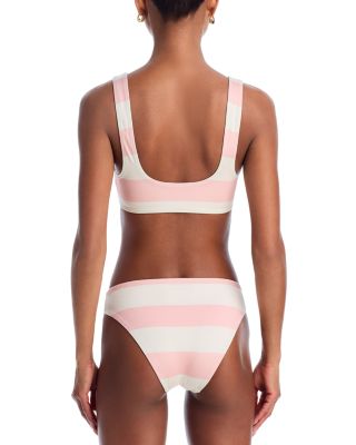  The Elle Striped Bikini Top &amp; Bikini Bottom