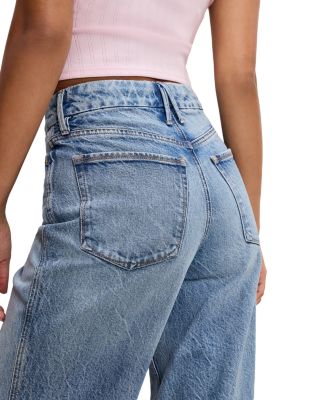 Good Skate High Rise Wide Leg Jeans in Indigo 756