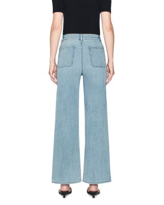 Le Slim Bardot Pocket Palazzo Jeans in Wilson