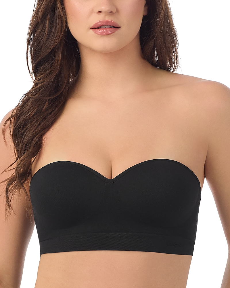 Le Mystere Seamless Comfort Wireless Bandeau Bra In Black