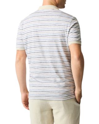 Somes Island Slim Fit Striped Polo Shirt