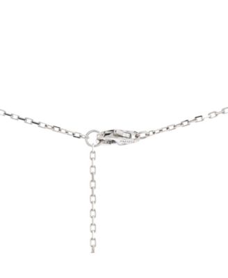 C de Cartier Necklace 18K White Gold and Amethyst