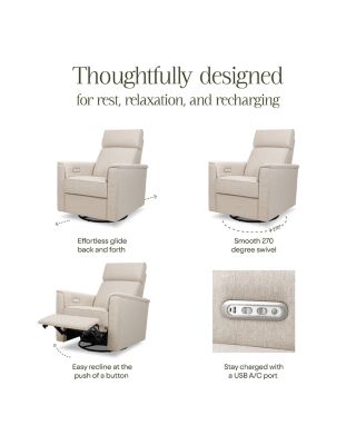 Willa Plus Power Recliner and Swivel Glider with Adjustable Power Headrest