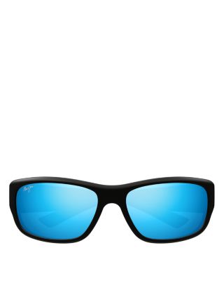 Mauklele Rectangle Sunglasses, 64mm