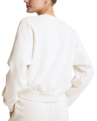 On The Go Pullover & Open Ended Mid Rise Wide Leg Pants