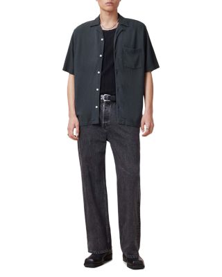 Cudi Relaxed Fit Short Sleeve Camp Shirt