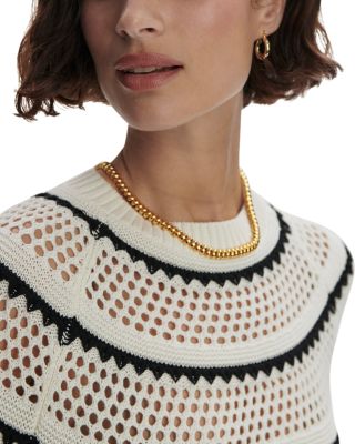 Padbury Pointelle Knit Sweater