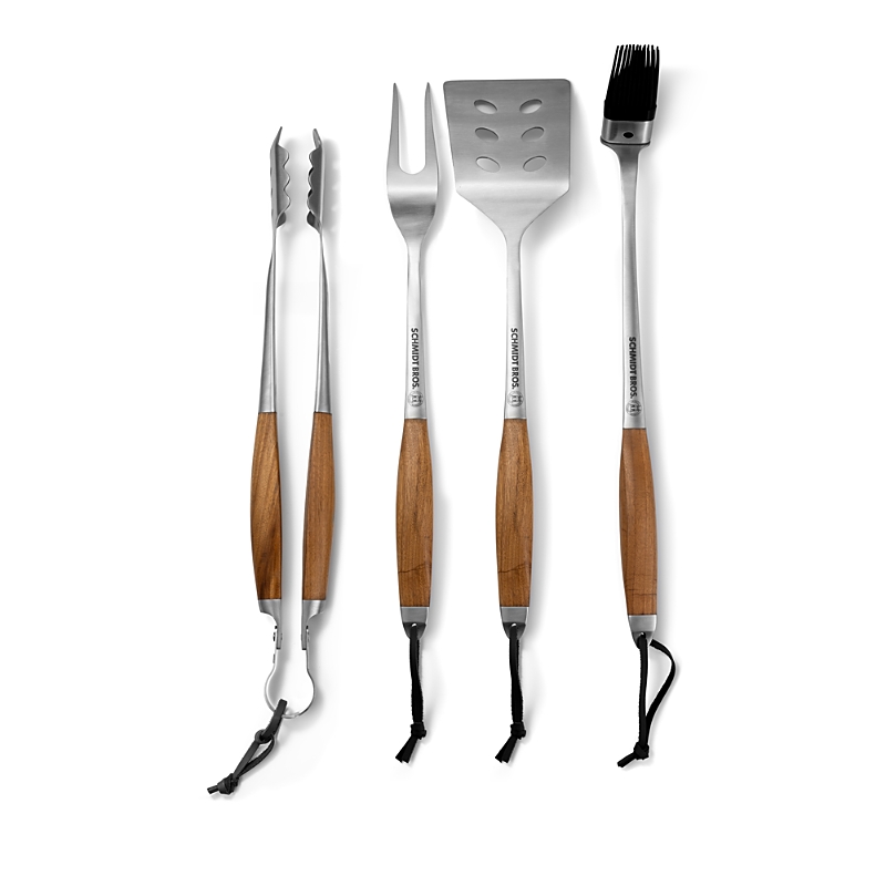 Schmidt Brothers Bbq Bonded Teak 4-Pc. Grill Set Schmidt Brothers Bbq Bonded Teak 4-Pc. Grill Set