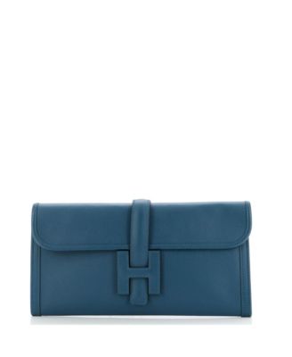 Pre-Owned HERMES 29 Jige Elan Clutch Evercolor