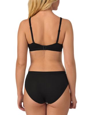 Cabana Cotton Rib Plunge Bralette