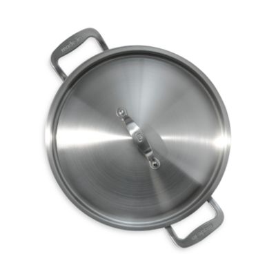 5 Ply Stainless Clad 12 Qt. Stockpot and Lid