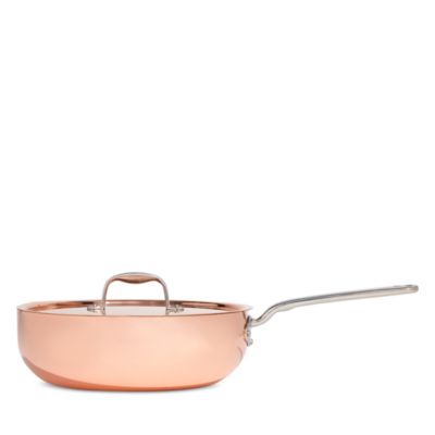 Copper 5.2 Qt. Saucier and Lid