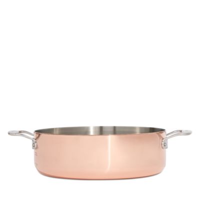 Copper 5.25 Qt. Rondeau with Lid