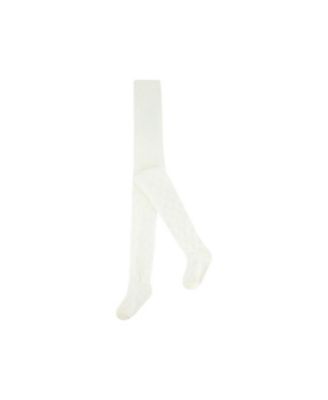 Deux par Deux - Unisex Tights with Bow Jacquard