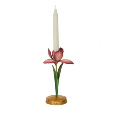 Meadow Walk Iris 9&amp;quot; Candlestick