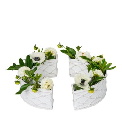Berry & Thread Petite Parterre Garden Half Circle Vases, Set of 2