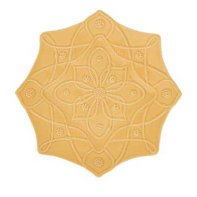 Jardins Du Monde Assorted Dessert/Salad Plates, Set of 4