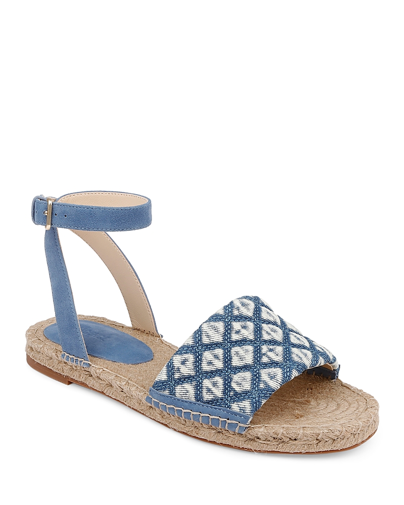 L'agence Aloise Denim Slide Sandal In Light Denim