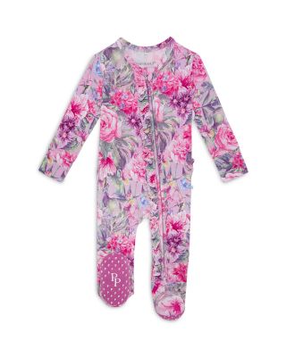 Posh Peanut - Girls' Ellery Ruffled Footie - Baby