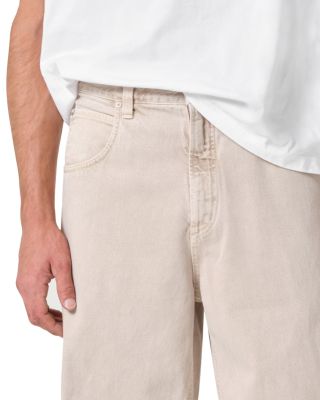 Fusion Relaxed Fit Wide Leg Jeans in Scone Tan