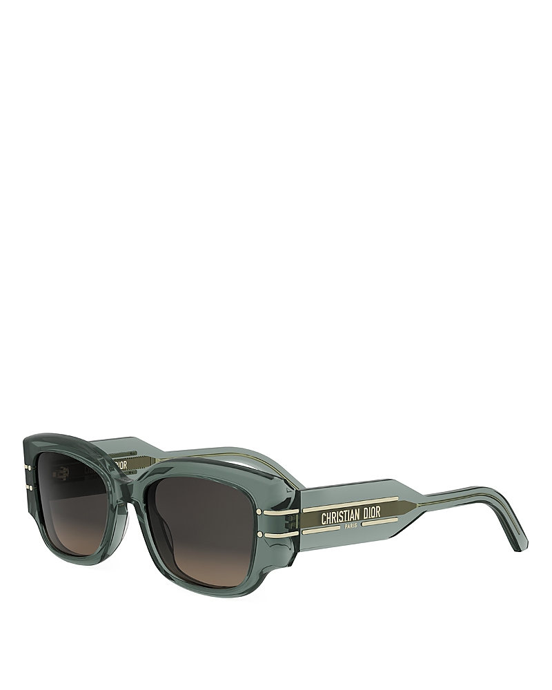 Dior DiorSignature S13I Rectangle Sunglasses, 52mm