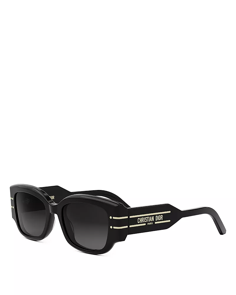 Dior DiorSignature S13I Rectangle Sunglasses, 52mm