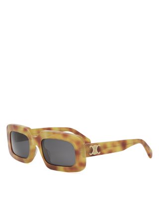 Triomphe Rectangular Sunglasses, 53mm