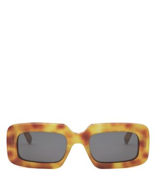 Triomphe Rectangular Sunglasses, 53mm