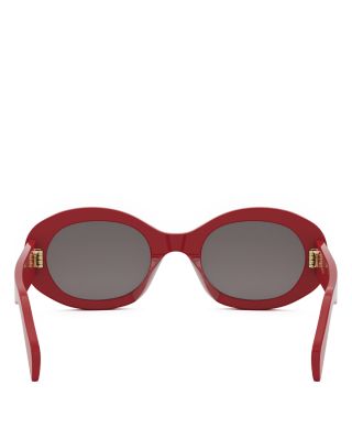 Triomphe Oval Sunglasses, 52mm