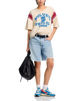 AGOLDE Indra Denim Shorts | Bloomingdale's