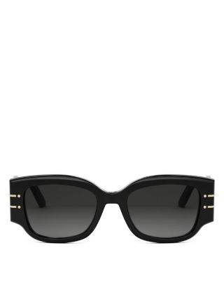 DiorSignature S13I Rectangle Sunglasses, 52mm