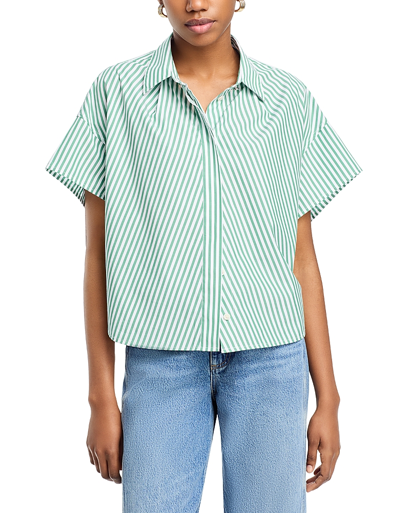 RAG & BONE RAG & BONE MARTHA STRIPED POPLIN SHIRT