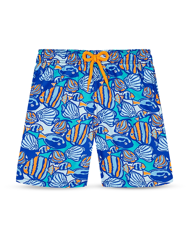 Vilebrequin Kids' Fishy Vibes Swim Trunks
