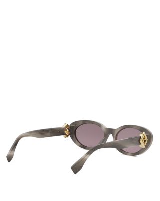 FF Diamonds Oval Sunglasses, 53mm