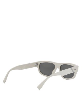 Diagonal Geometric Sunglasses, 56mm