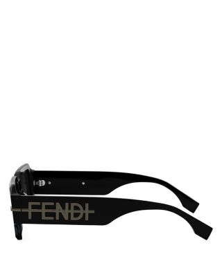 Fendigraphy Geometric Sunglasses, 52mm