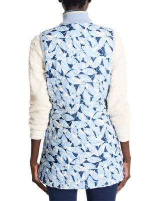 Winter Floral Reversible Quilted Vest