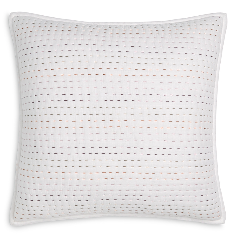 Sky Multicolor Pickstitch Decorative Pillow - Exclusive In White