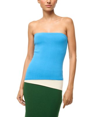 La Serna Color Blocked Midi Dress