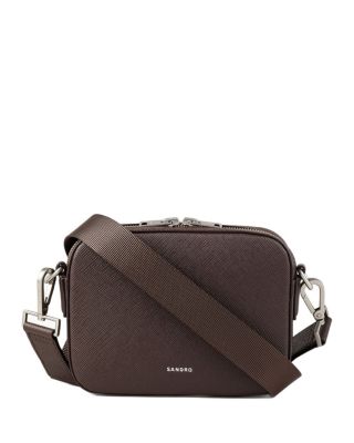 Sandro - Men's Small Saffiano Leather Bag